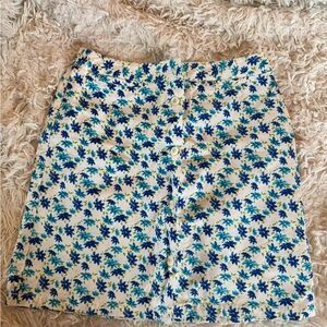 Liz Claiborne Blue Mini Pencil Skirt for Casual Resort Wear